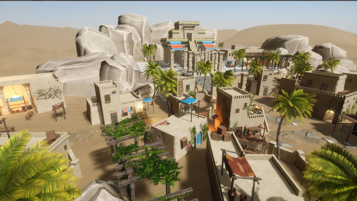 Desert Town - Stylized, Modular pack