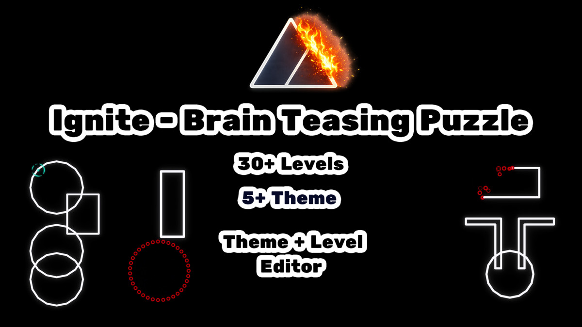 Ignite Chain – Burning Puzzle Game Template