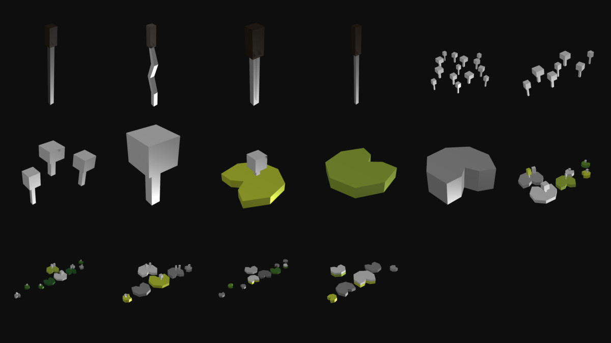 EpicVoxel World PRO - Winter Atolls & Forest (370+ assets)