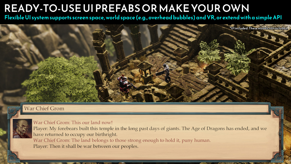 Pixel Crushers Narrative Bundle: Dialogue System, Quest Machine, Love/Hate