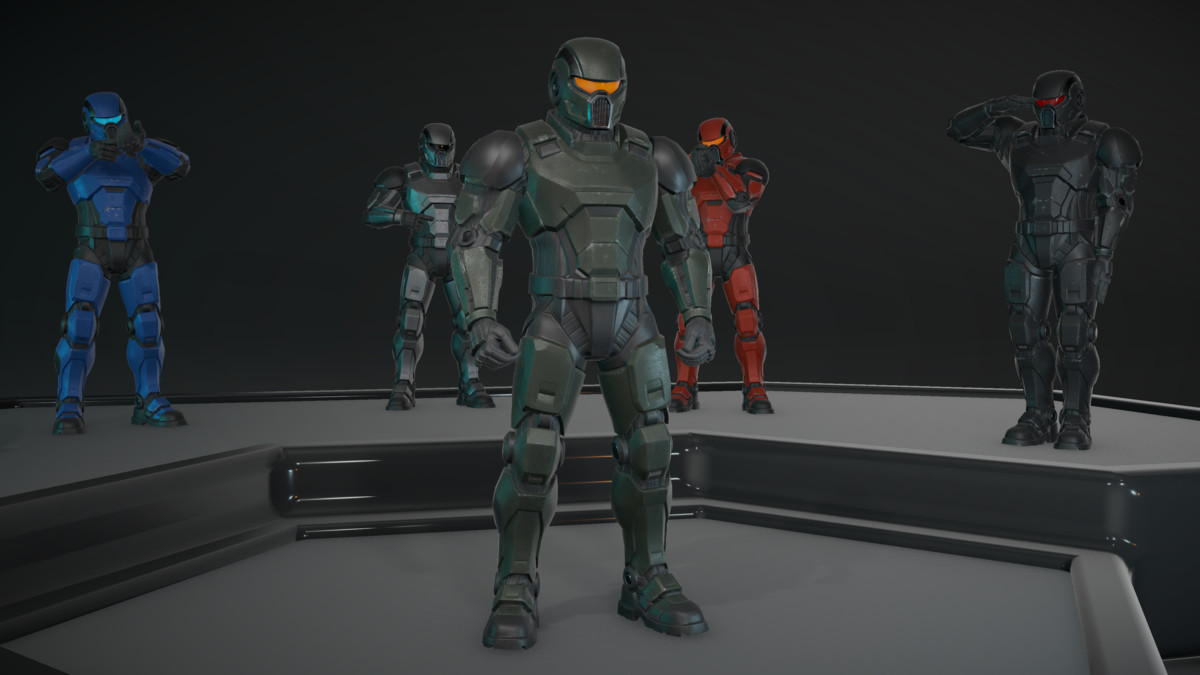 Sci-Fi Robot Character Pack | 4 Humanoid Units | Customizable