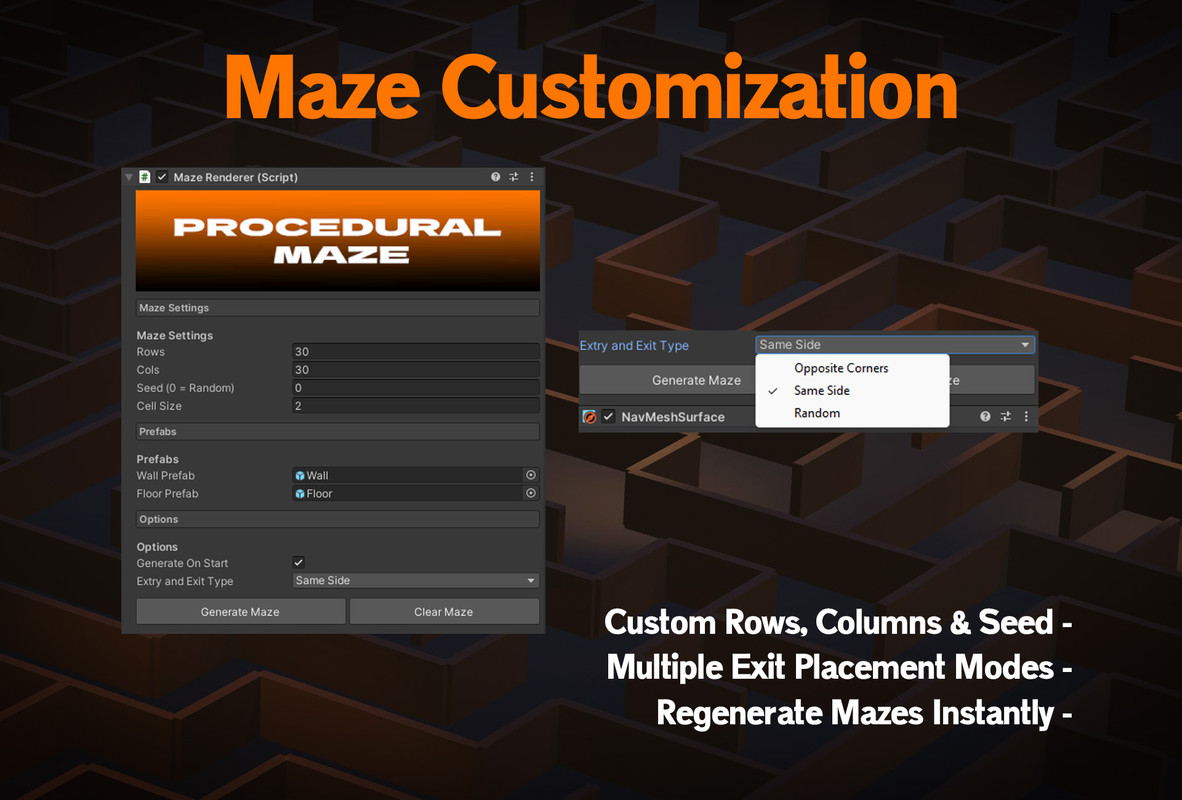Procedural Maze Generator Pro