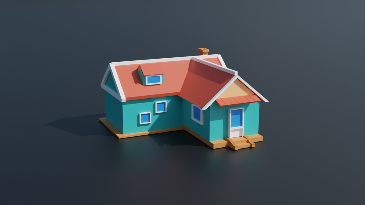 STYLIZED CARTOON BUILDINGS