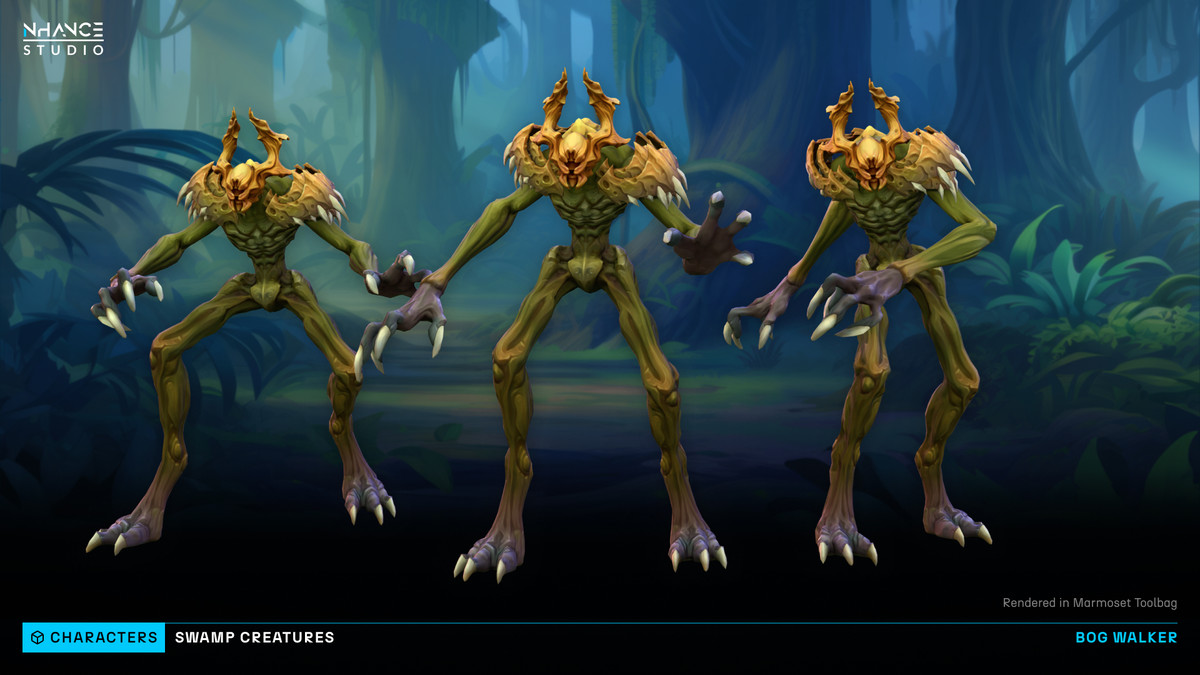 Stylized Swamp Creatures