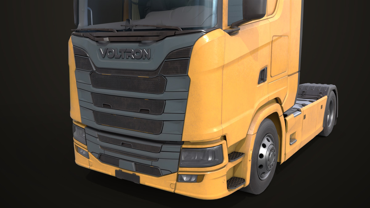 Chassis 06 Yellow URP HDRP Textures