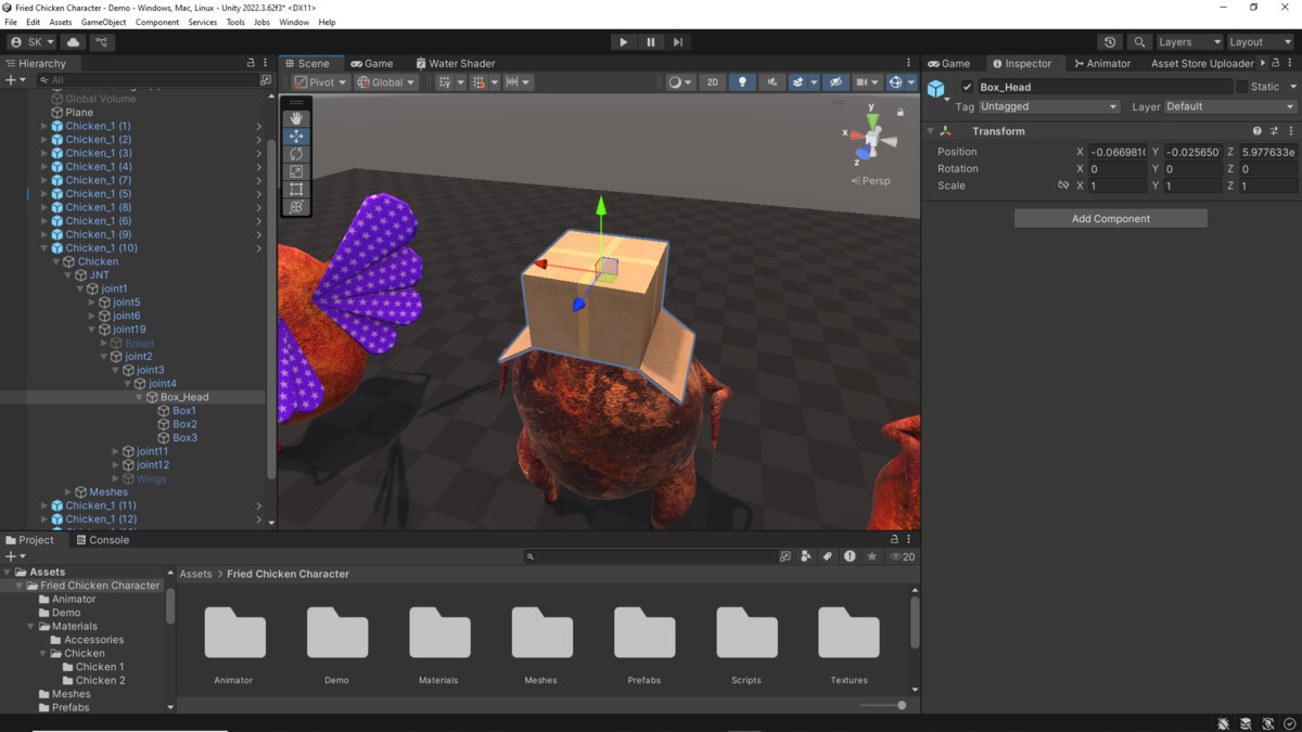 Fried Chicken 3D – Animated Character