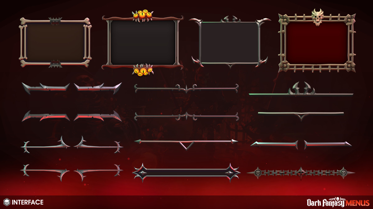 Dark Fantasy Menus - Synty INTERFACE - GUI, image 33