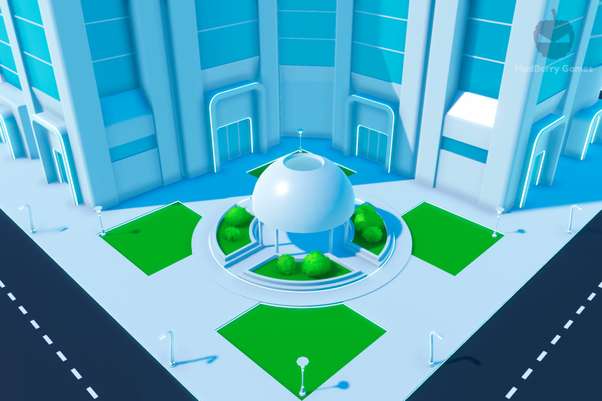 Utopian City Pack - Modular Futuristic Environment