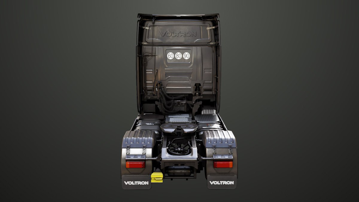 Heavy Truck Chassis 06 Interior URP HDRP Textures