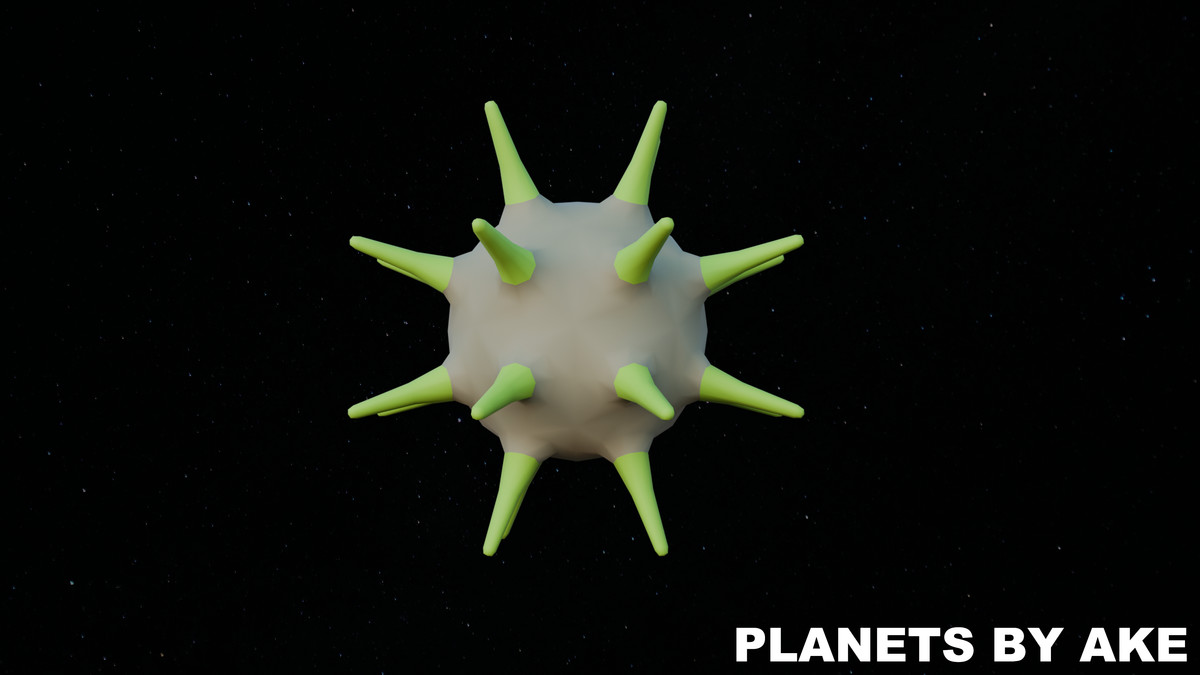 Planets - Stylized Low Poly Asset Pack by Ake