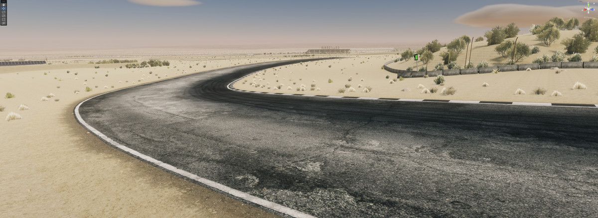 Realistic Race Track California