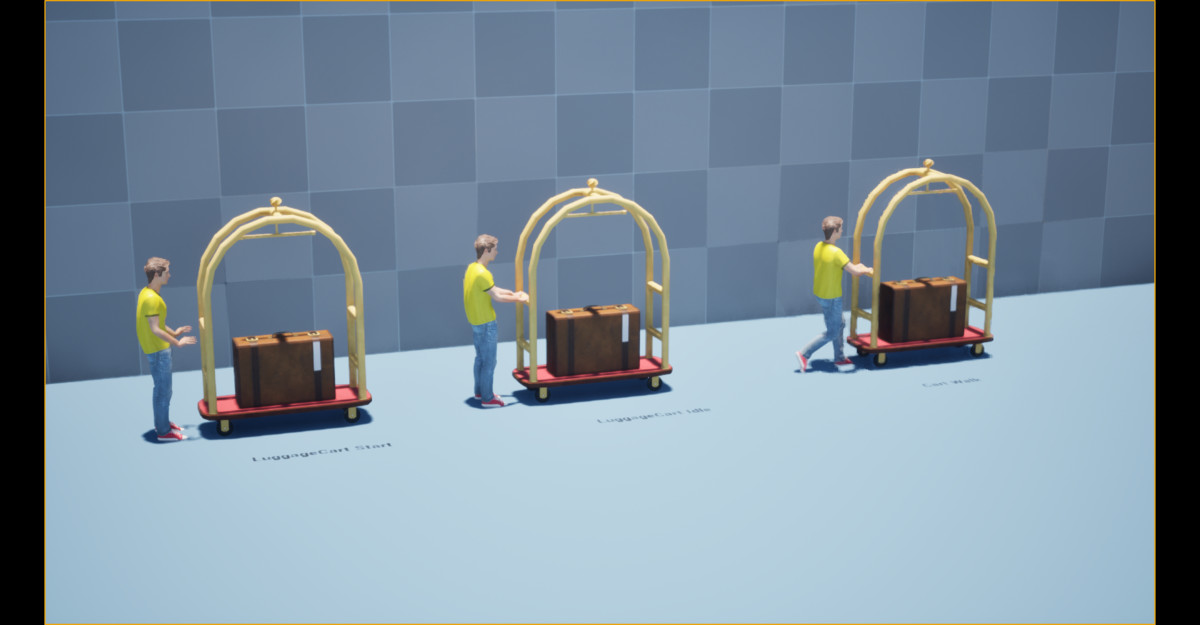 Hotel Staff Animation
