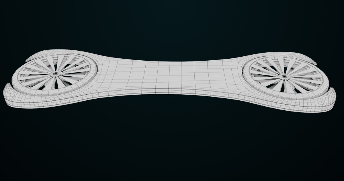 Sci Fi Hoverboard 3 URP HDRP Textures