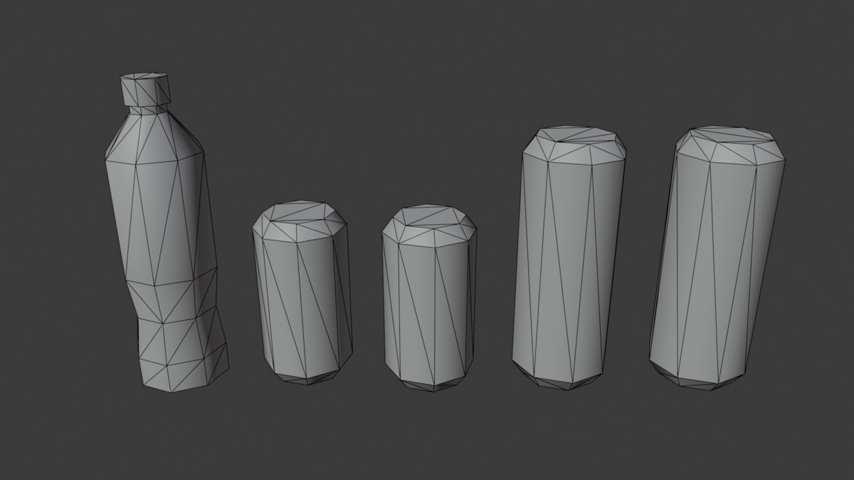 PSX Supplies Pack – 46 Lowpoly Supplies Props