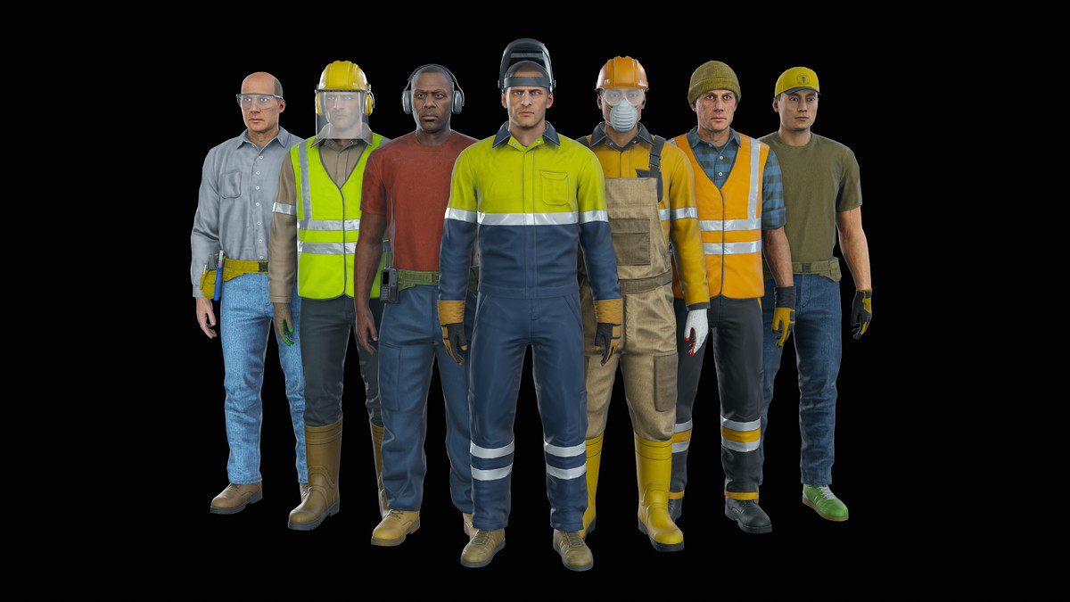 Workers Modular Character