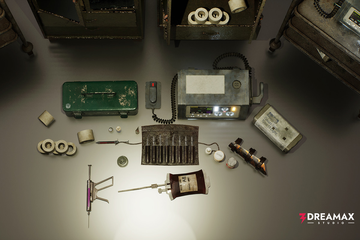 Post-Apocalyptic Medical Kit Props Vol-1