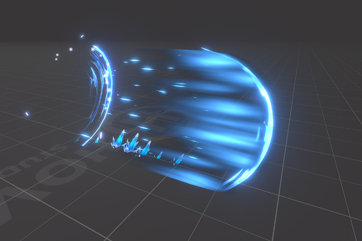 Realistic RPG ice and snow effects set