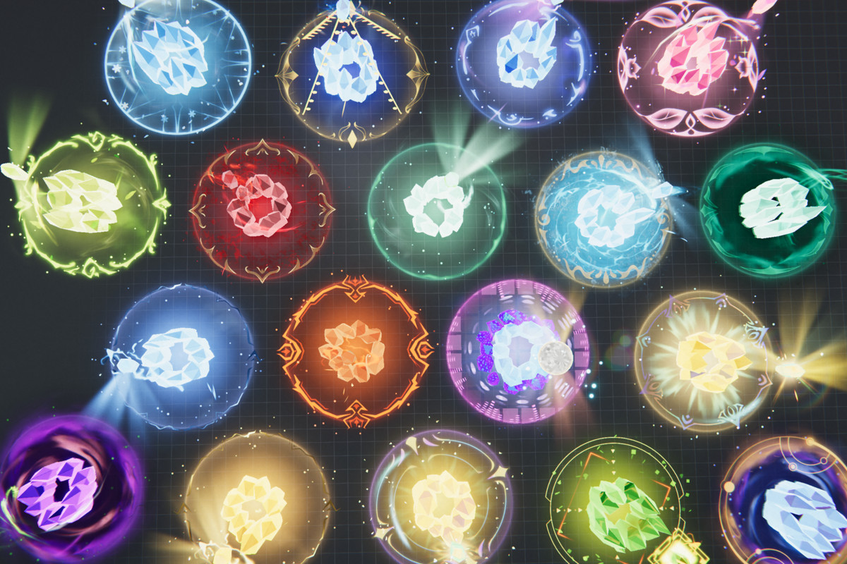 Crystal Explosion Spells