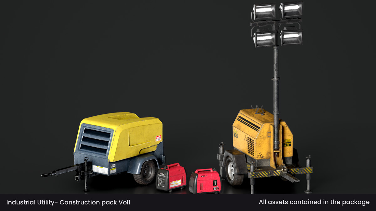 Industrial Utility - Construction Props Pack
