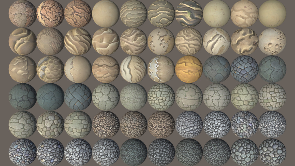 510+ Stylized Textures - Mega Pack Vol 6