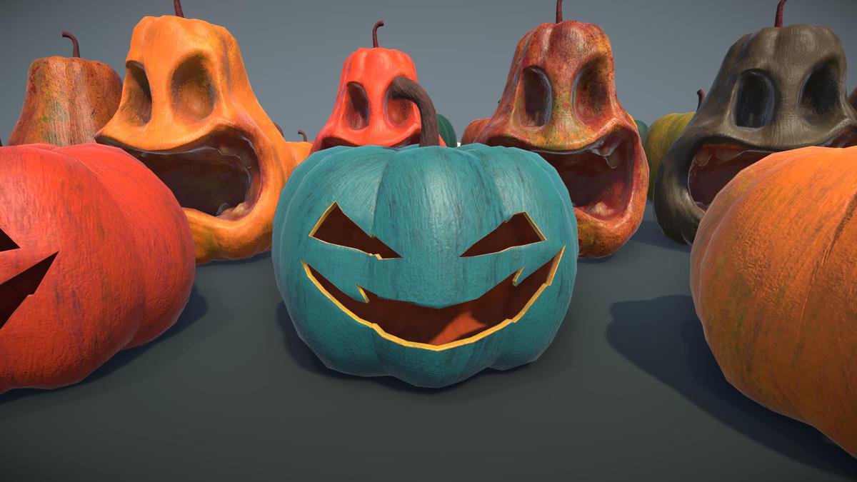 Halloween Pumpkins - Burnable Edition