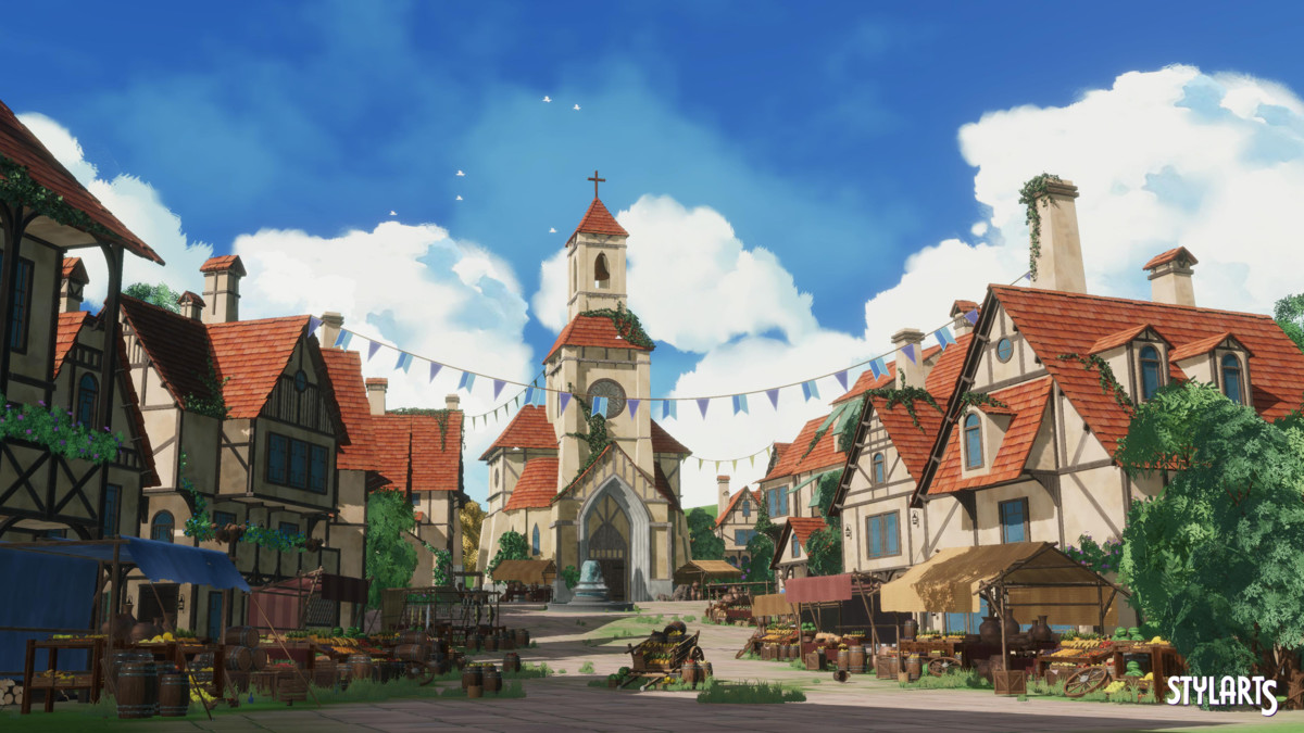 Stylized Medieval Market Fatpack