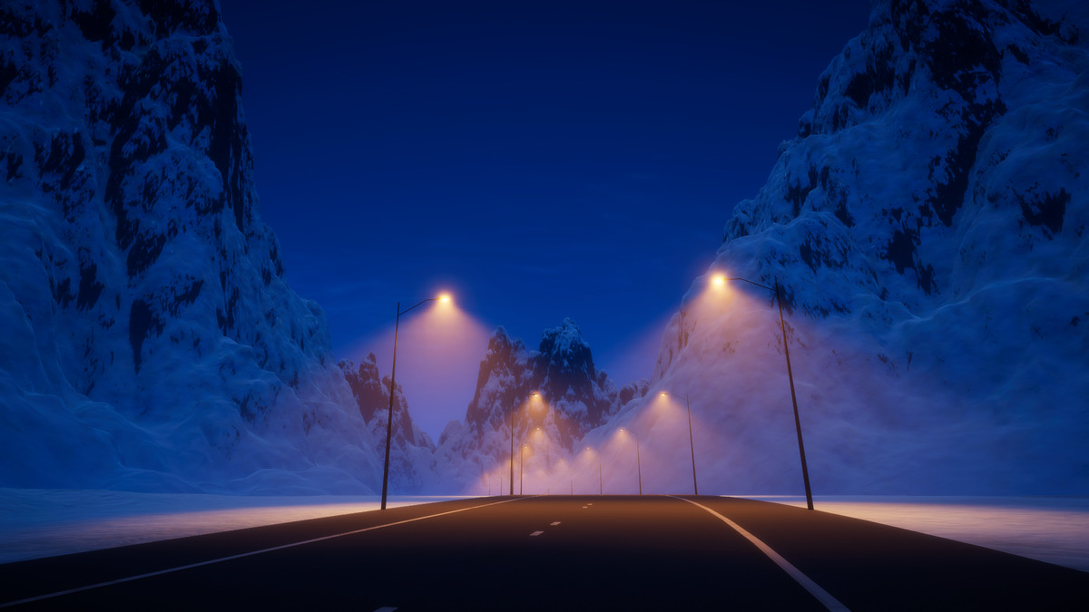 Snow-covered Island