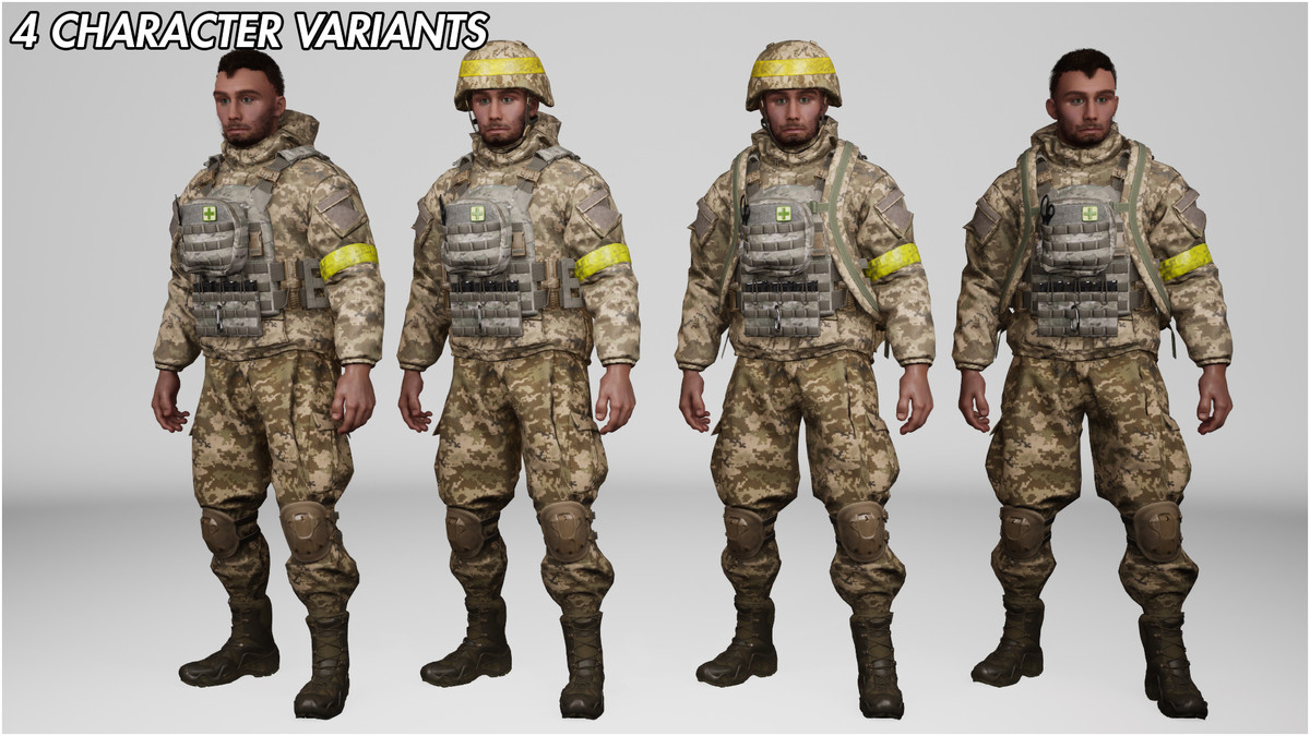Ukraine Army Soldiers Pack