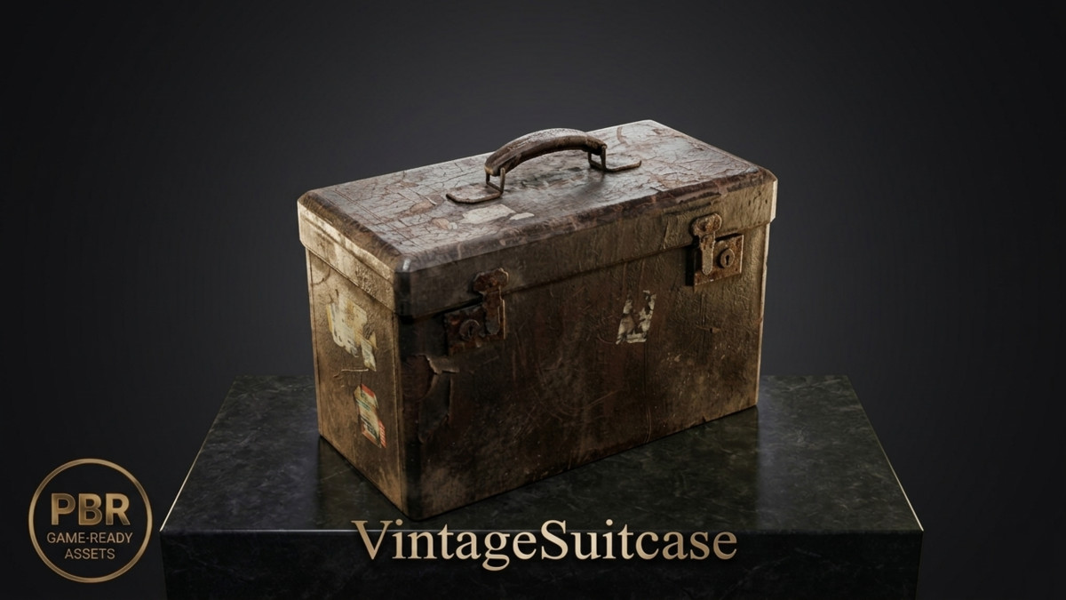 Vintage & Abandoned Environment 12 PBR Assets Bundle