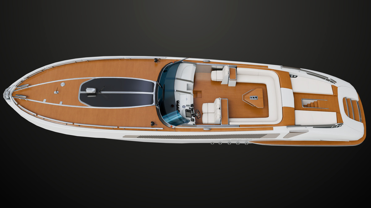Yacht Boat 01 White with Interior HDR URP Textures