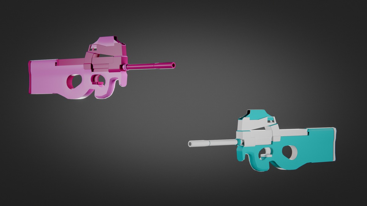 Ultimate Weapon Pack — 23 Guns + 943 Skins (Low Poly, Stylized, FPS/TPS Ready)