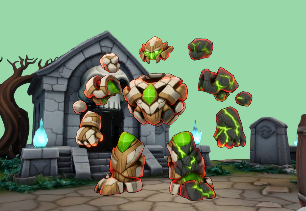 Voidcore Colossus - Stylized Fantasy Monster (Rig + Anim) – PixeliusVita