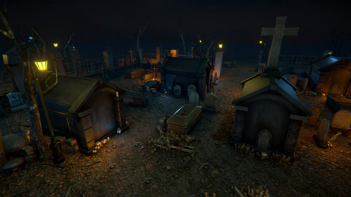 Realistic Cemetery Asset Package