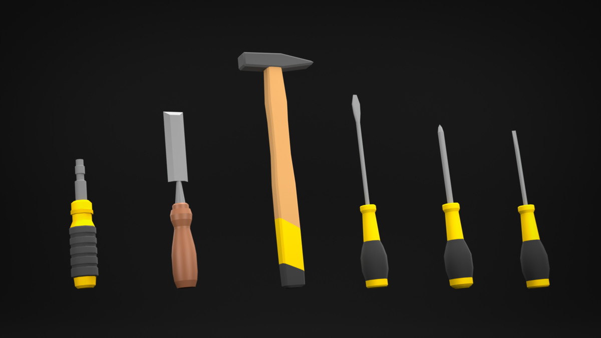 Low Poly - Tools Pack