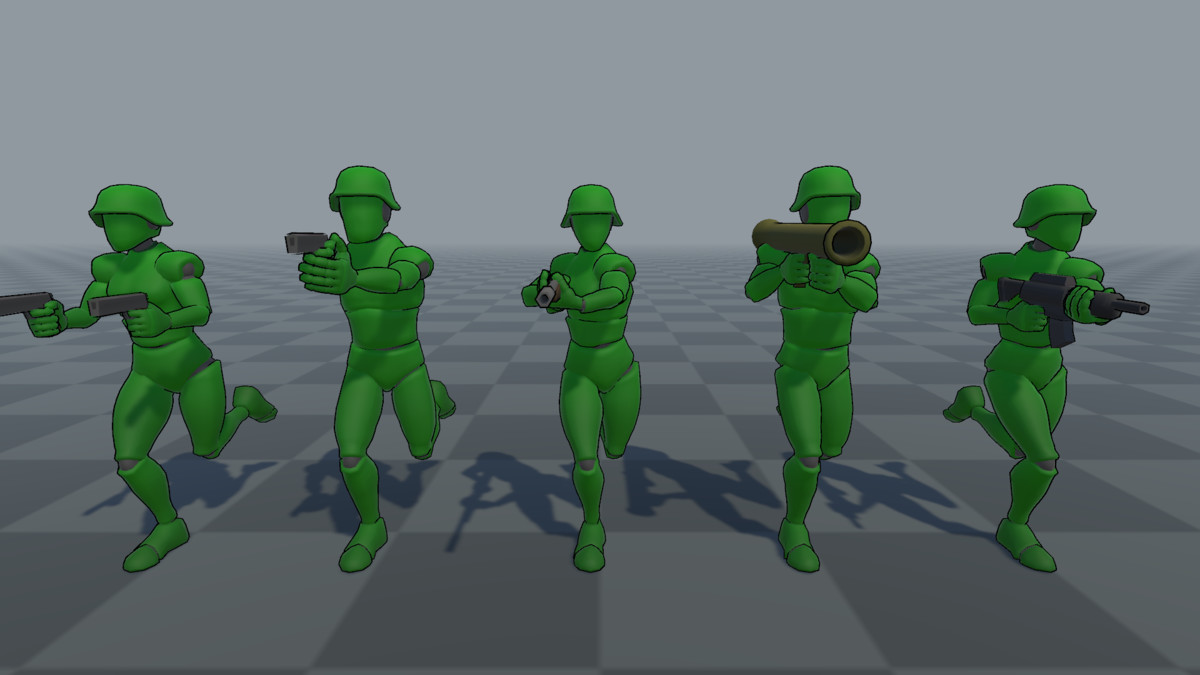 Human Soldier Animations