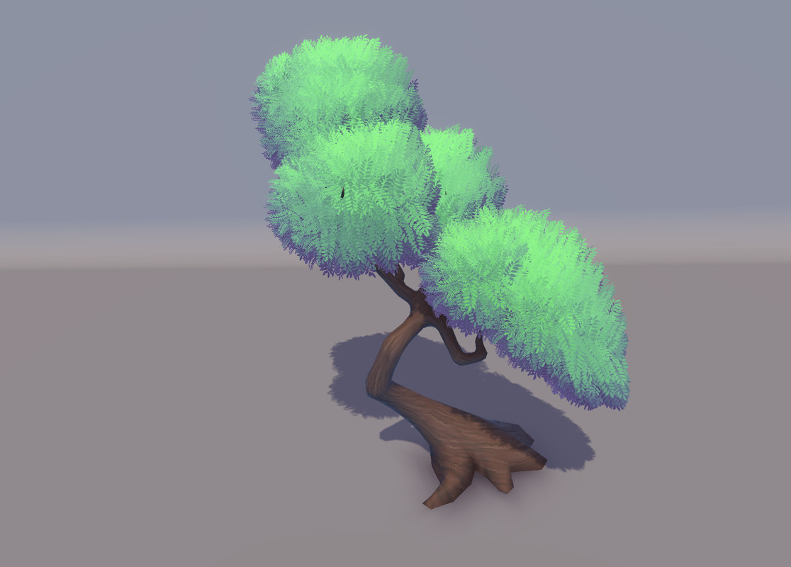 Fluffy tree by EllMasterro