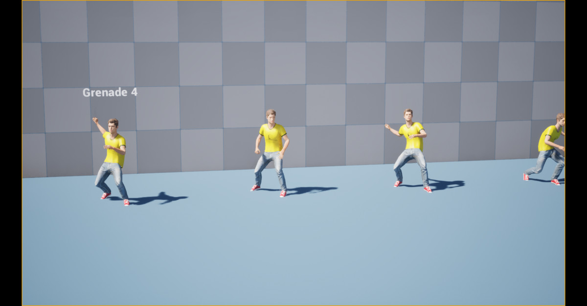 OneHand Throw Animation