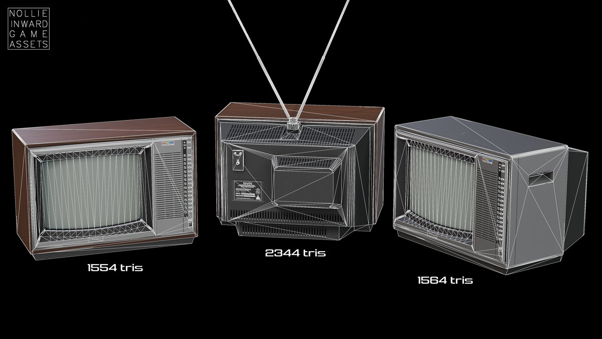 80s TVs Vol.1 Common Tabletop TVs