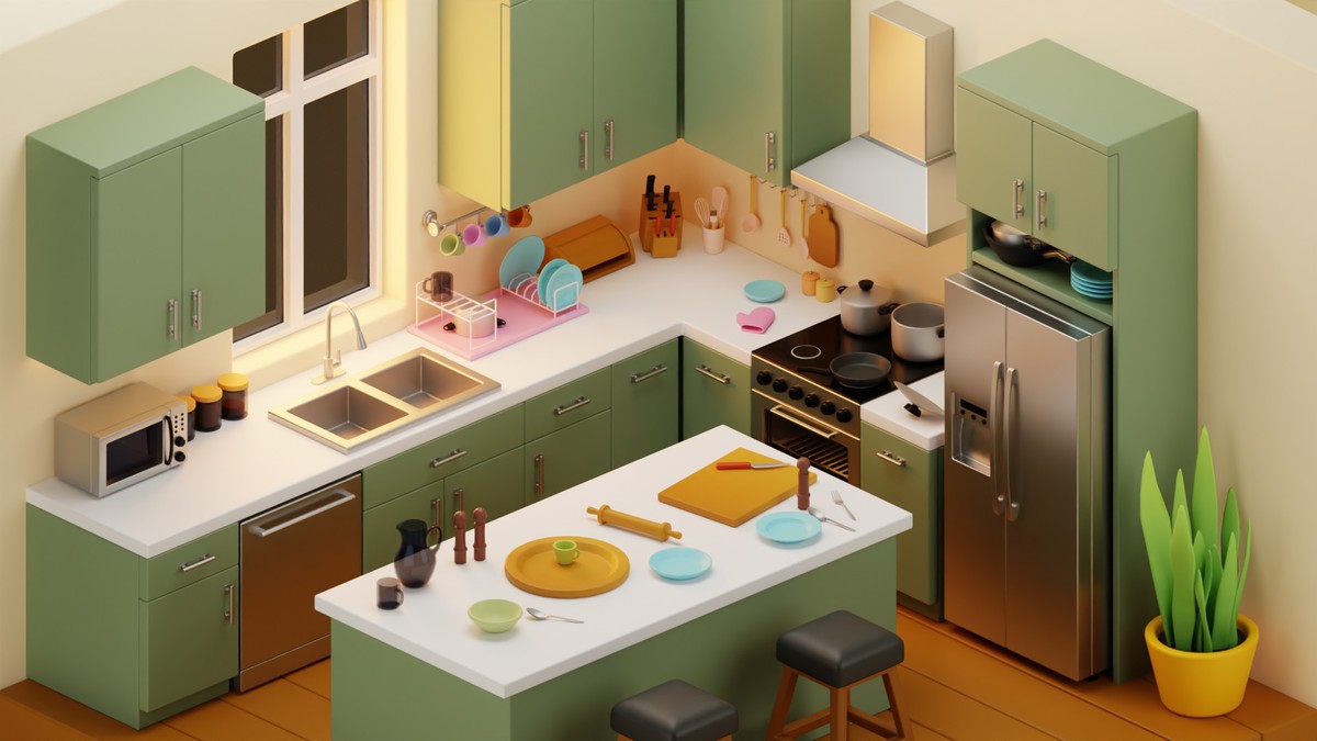 Cozy Room Props Bundle - Interior Props & Modular Parts 2