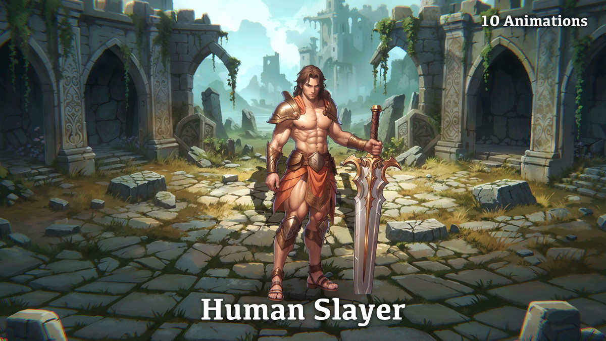 Human Faction - Animated 2D Character Pack (Spine 2d)