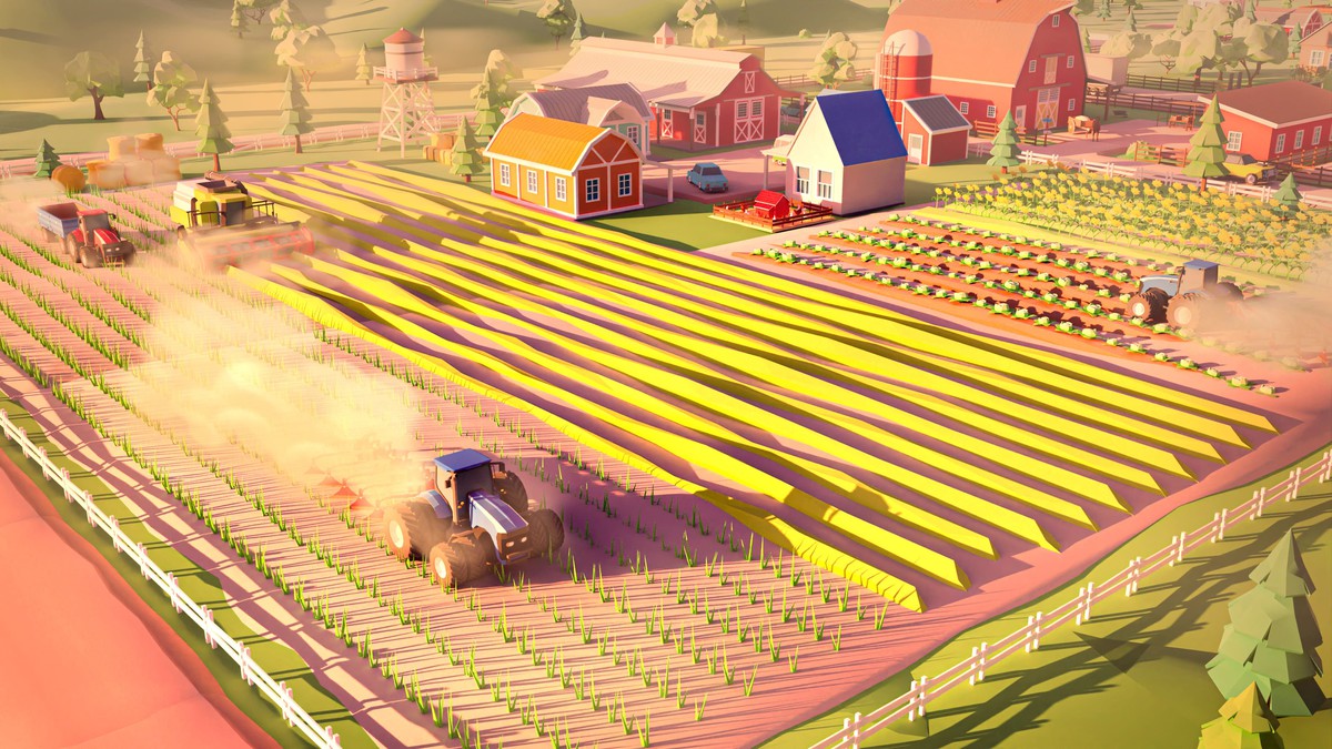Farm - Low Poly 3D Models Pack