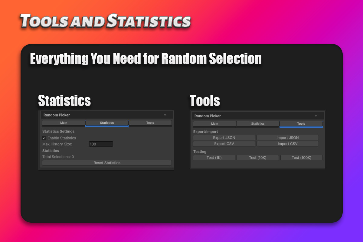 Advanced Random Picker - Smart Random Systems