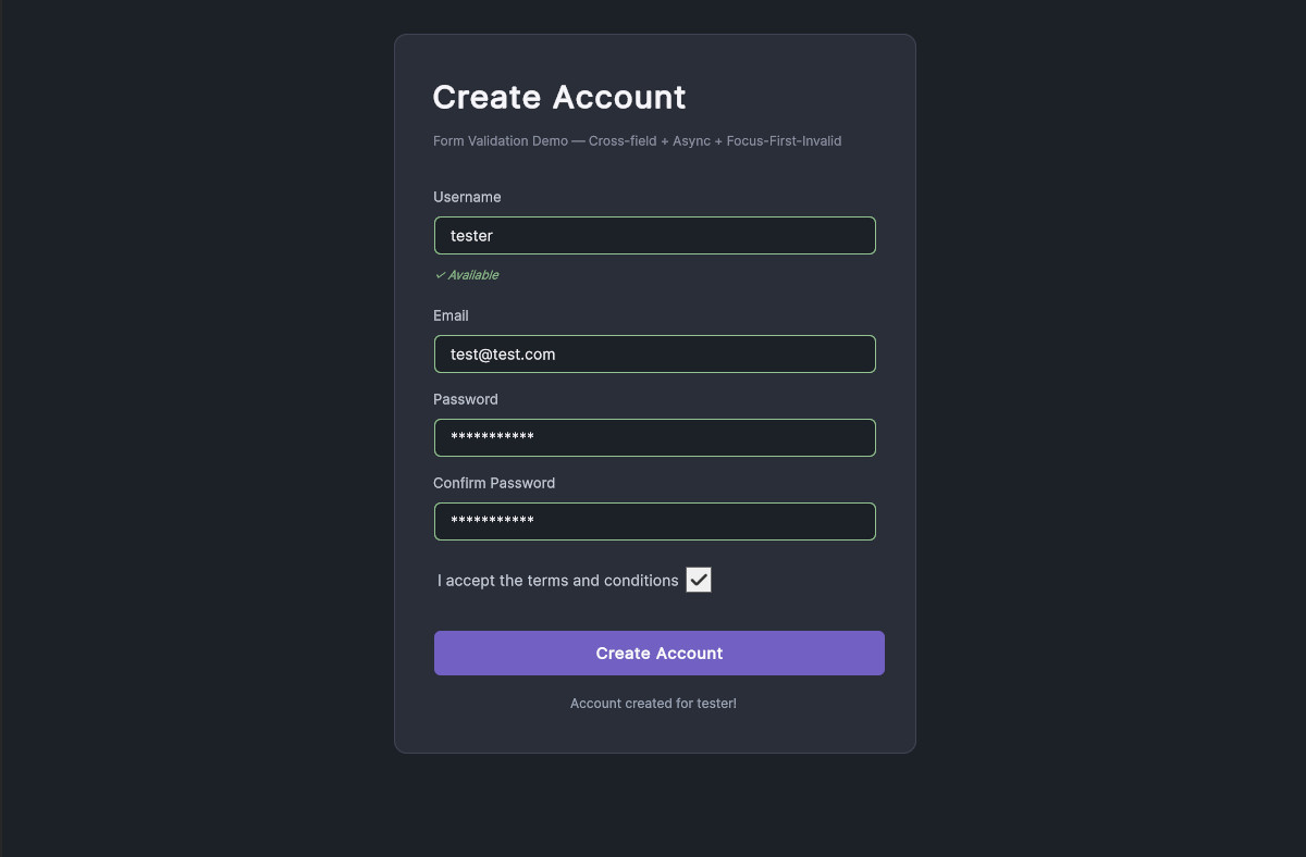 UI Toolkit: Form Validation