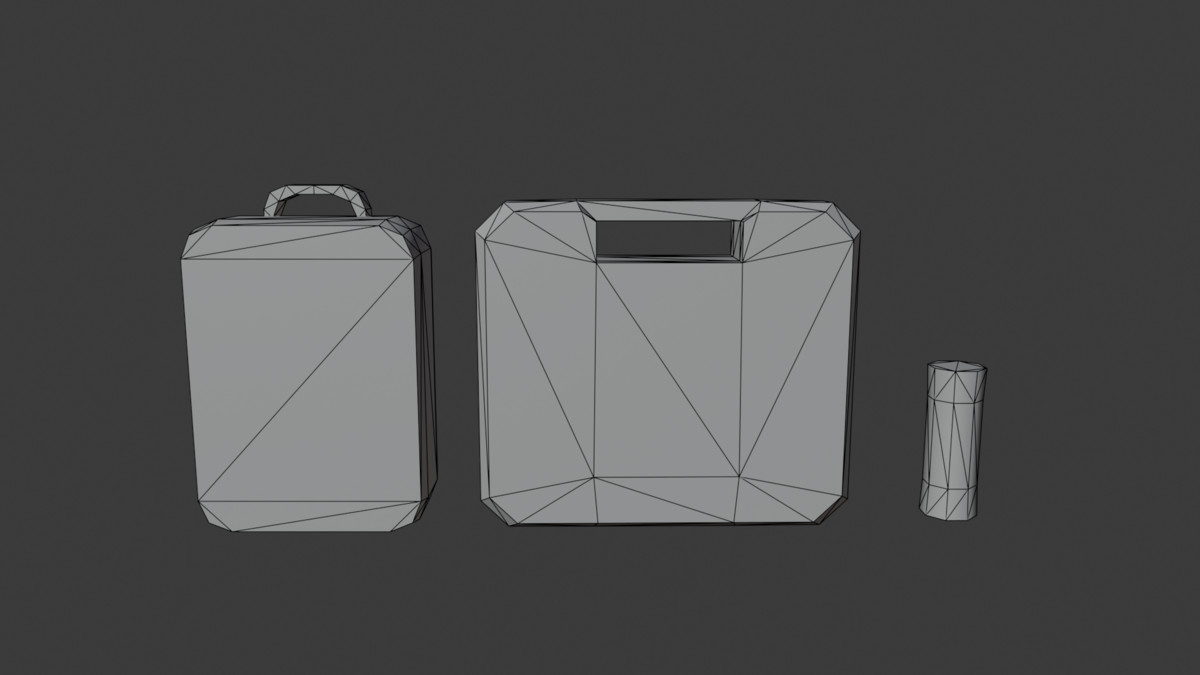 PSX Supplies Pack – 46 Lowpoly Supplies Props