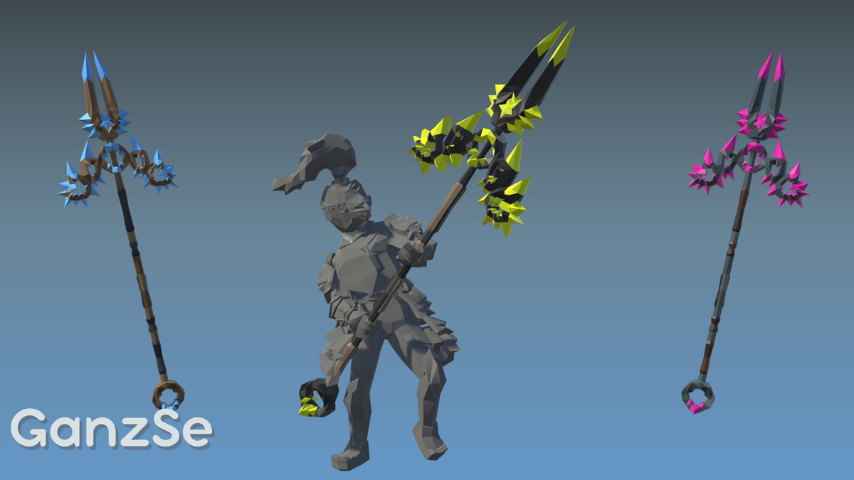 GanzSe Spears - Fantasy Low Poly Pack