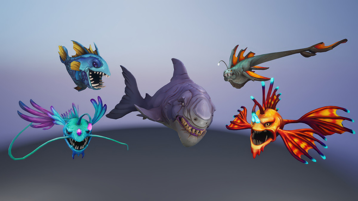 Stylized Sea Animals Bundle