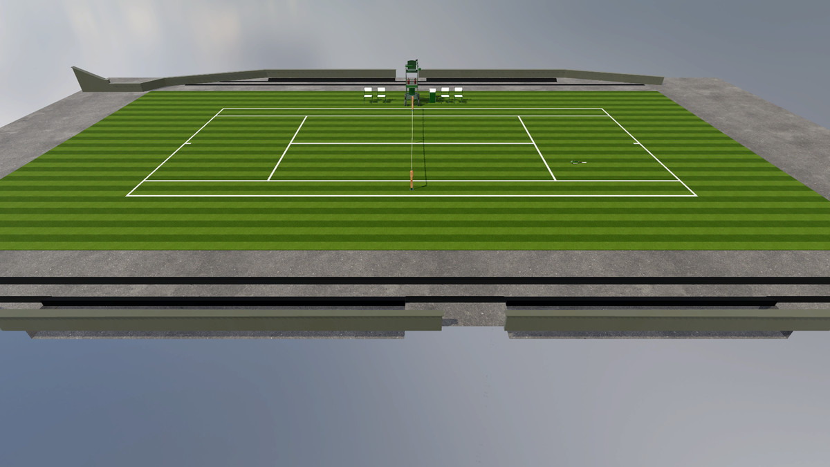 Grass Tennis Court
