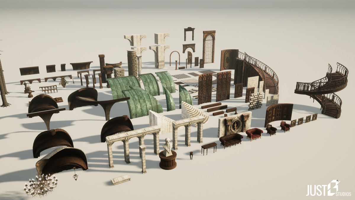 Modular Opera Hall Environment (Interior, Architectural, Grand)