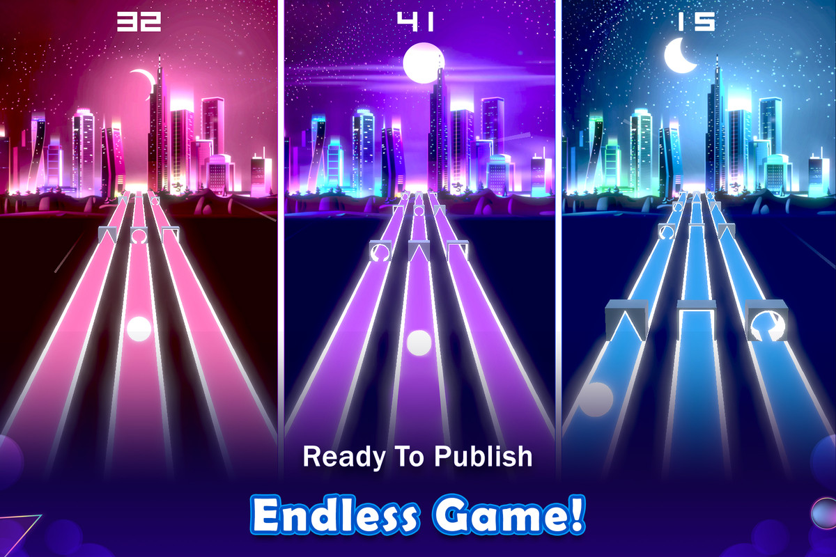 Shape Rush - 3D Endless Runner Complete Game Template