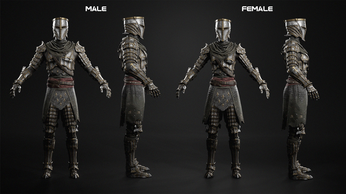 Gothic Knight - Male and Female